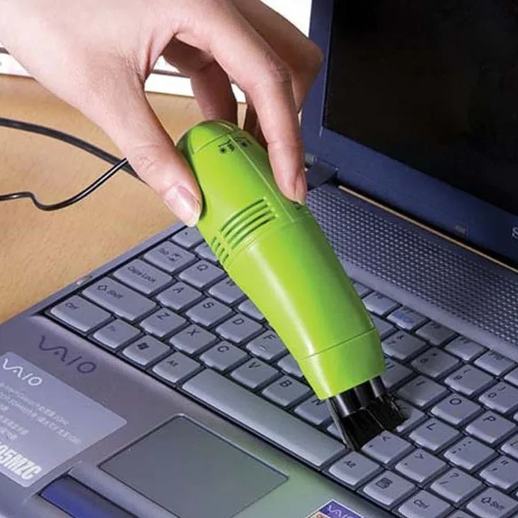 Mini aspirateur clavier brosse de nettoyage ordinateur portable coque nettoyant brosse à poussière Portable USB aspirateur à main outils de nettoyage